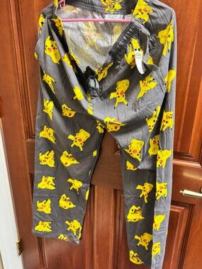 New! Pokemon Pajama Pants, Size L